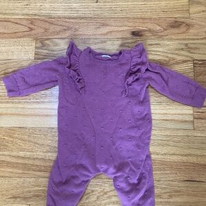 Label out 3-6 month baby cotton romper